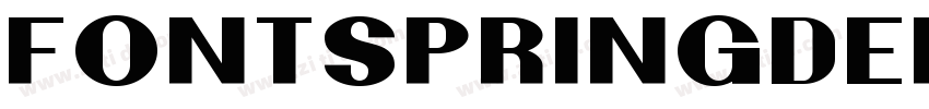 FONTSPRINGDEMO AllRo字体转换